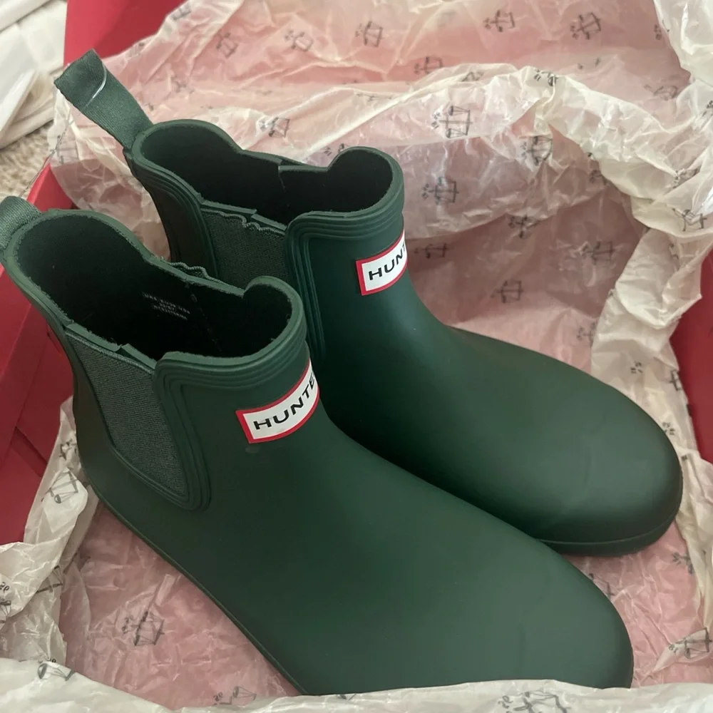 Hunter Womens Boots Original Chelsea Casual Ankle Chelsea Rubber new with box